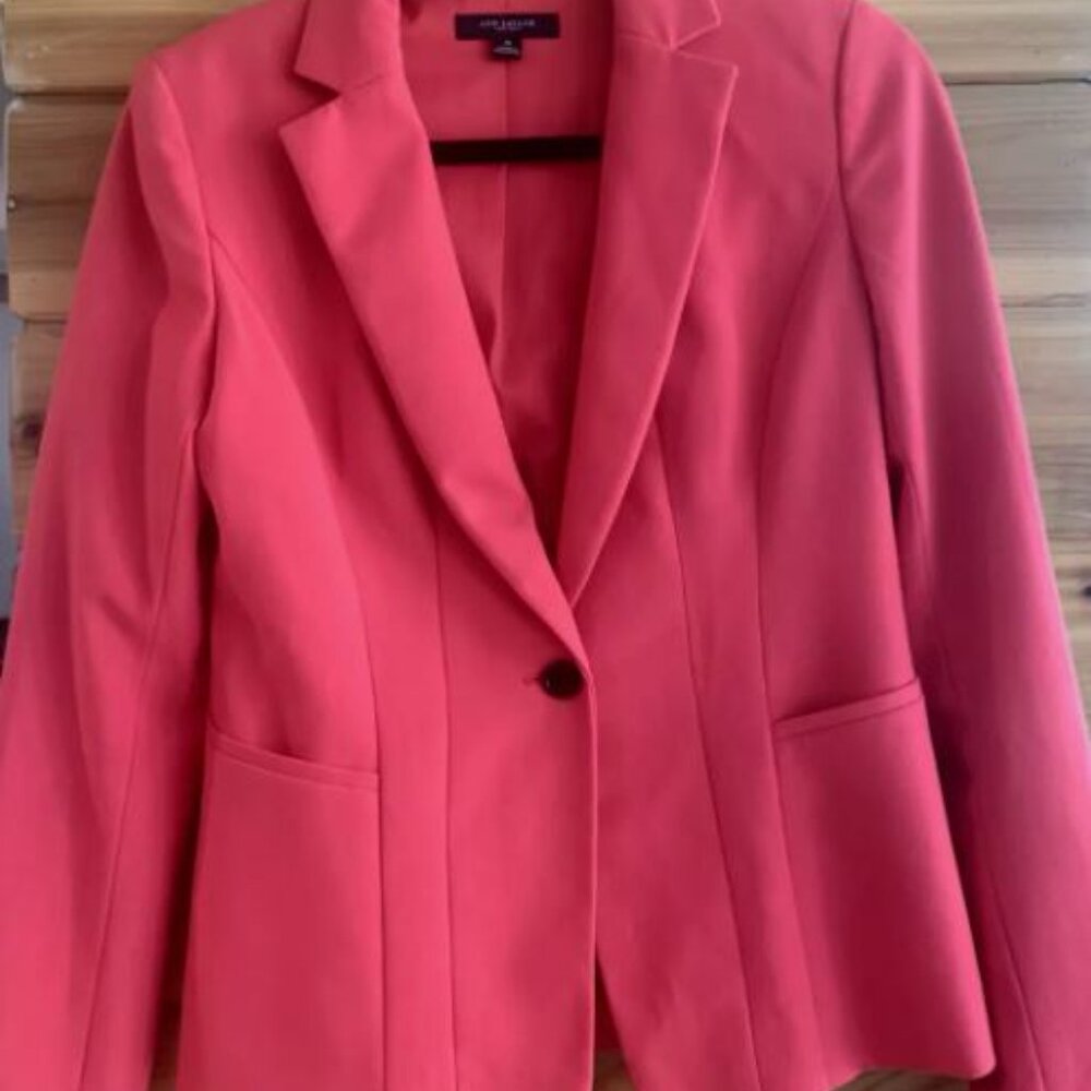 Ann Taylor Fuschia hot Pink Blazer size 6